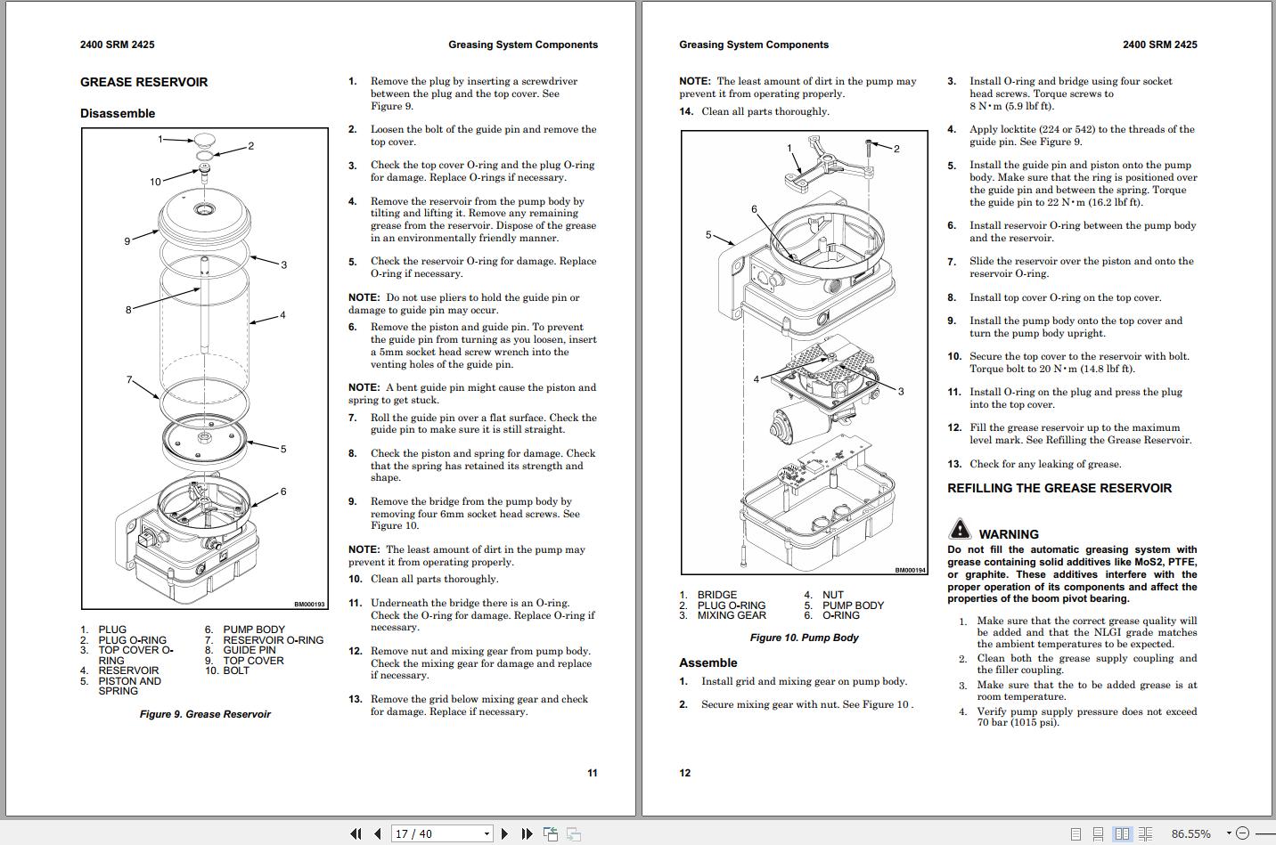 Hyster Forklift H150XD EC4 to H190 400XD (R007) Service Manual 2025 (3)