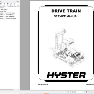 Hyster Forklift J10XD6 to J18XD9 (A924) Service Manual 2025 (1)