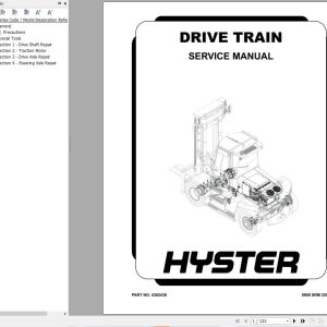 Hyster Forklift J230XD to J360XD48 (A924) Service Manual 2025 (1)