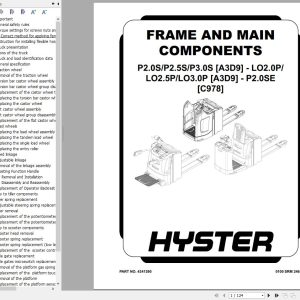 Hyster Forklift P2.0SE (C978) Service Manual 2024 (1)