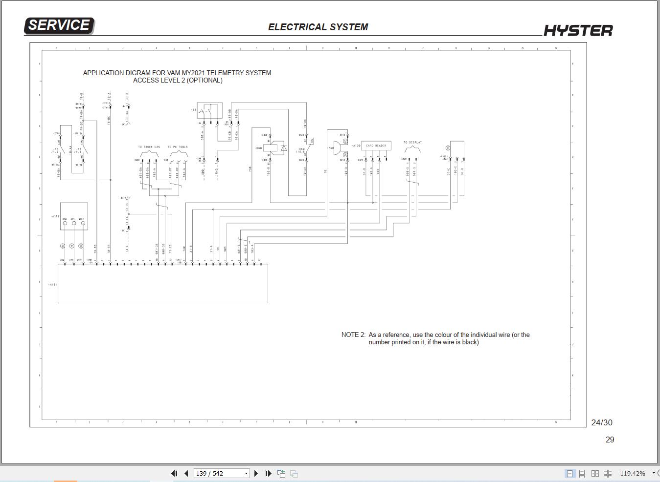 Hyster Forklift RO1.6 RO2.0 Service Manual 4333744 (2)