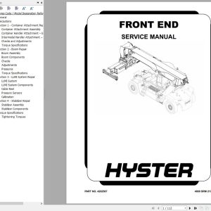 Hyster Forklift RS46 24IH to RS46 41XLS IH (E222) Service Manual 2025 (1)