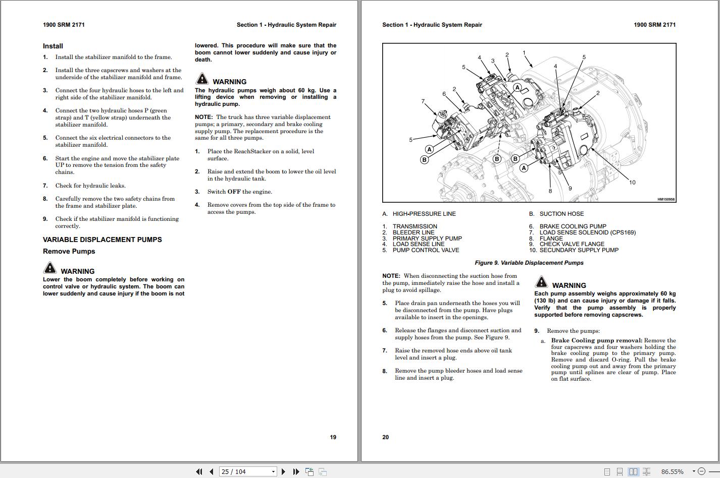 Hyster Forklift RS46 29CH to RS46 41LS CH (E222) Service Manual 2025 (3)