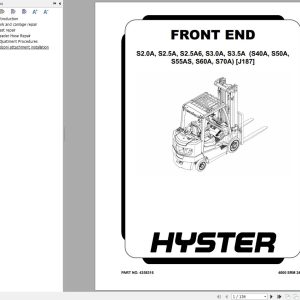 Hyster Forklift S2.0A S2.5A S2.5A6 S3.0A S3.5A (J187) Service Manual 2025 (1)