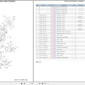 Hyundai Forklift Diesel 7 Series 20 25 30 33DT 7 Spare Parts Catalog (1)