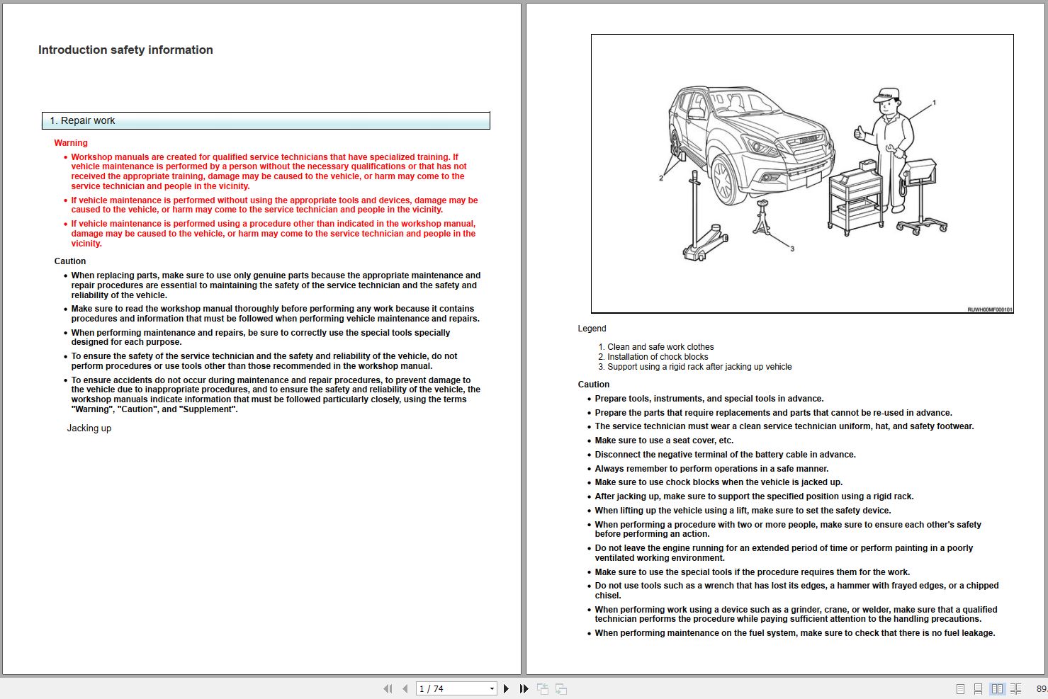 Isuzu MU X D MAX 2017 2019 Workshop Service Repair Manual (1)