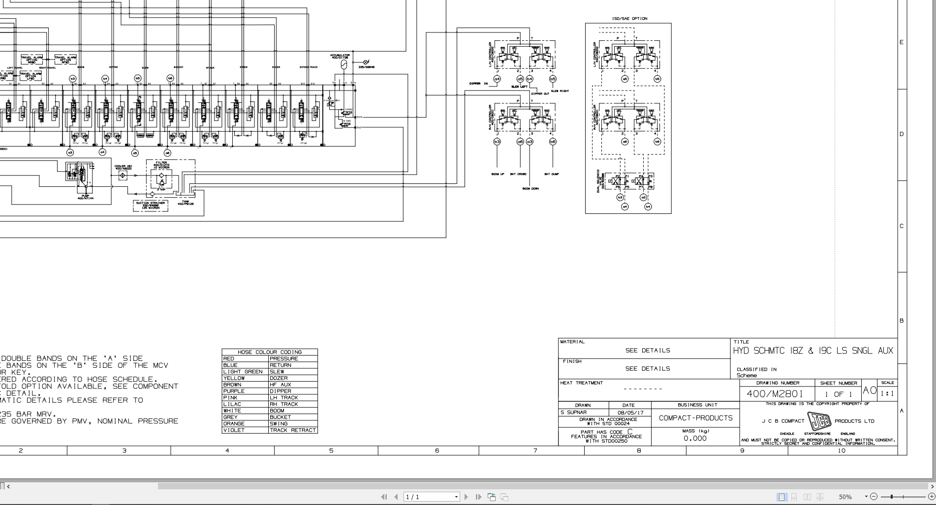 JCB Mini Excavator 18Z 1 Electric And Hydraulic Schematic (2)