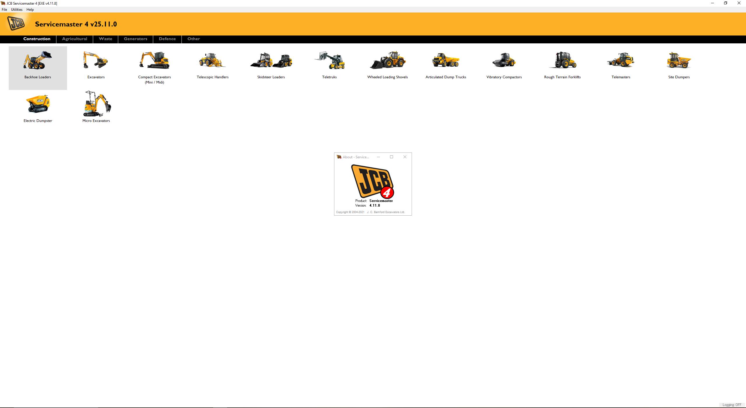 JCB ServiceMaster4 v25.11.0 11.2025 Diagnostic Software 1