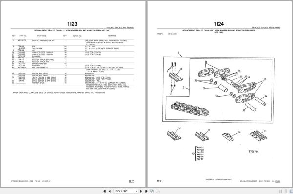 John Deere Crawler Bulldozer 450C Parts Catalog PC1420 (2)