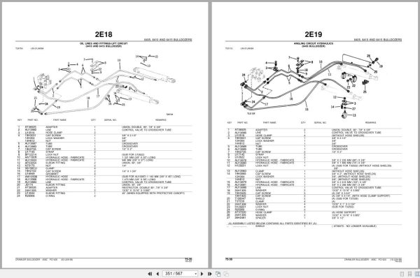 John Deere Crawler Bulldozer 450C Parts Catalog PC1420 (3)
