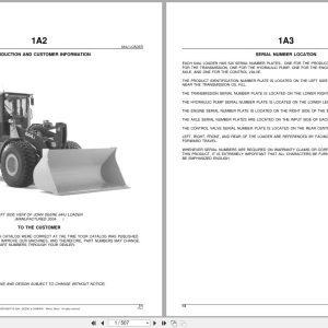 John Deere Loader 644J Parts Catalog PC9341 2004 (1)