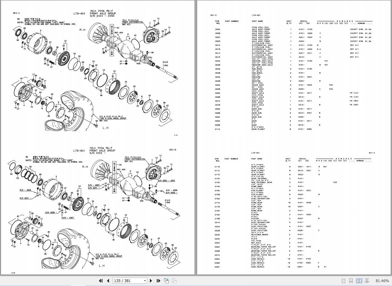 Kawasaki Wheel Loader 90ZA 2 90ZV 2 Parts Catalog AAAP09113 3 (2)