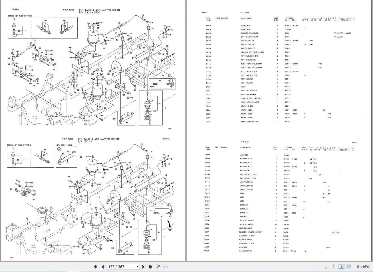 Kawasaki Wheel Loader 90ZIV 90ZIV 2 Parts Catalog AAAP09116 6 (2)