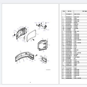 Kobelco Excavator SK26SR 7 Parts Manual S3PV00052ZE05 (3)