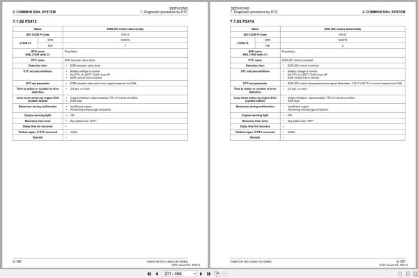 Kubota Engine V3800 CR TE5 V3800 CR TE5BG Diagnostic Manual 9Y310 00126 (2)