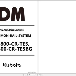 Kubota Engine V3800 CR TE5 V3800 CR TE5BG Diagnostic Manual 9Y310 00146 DE (1)