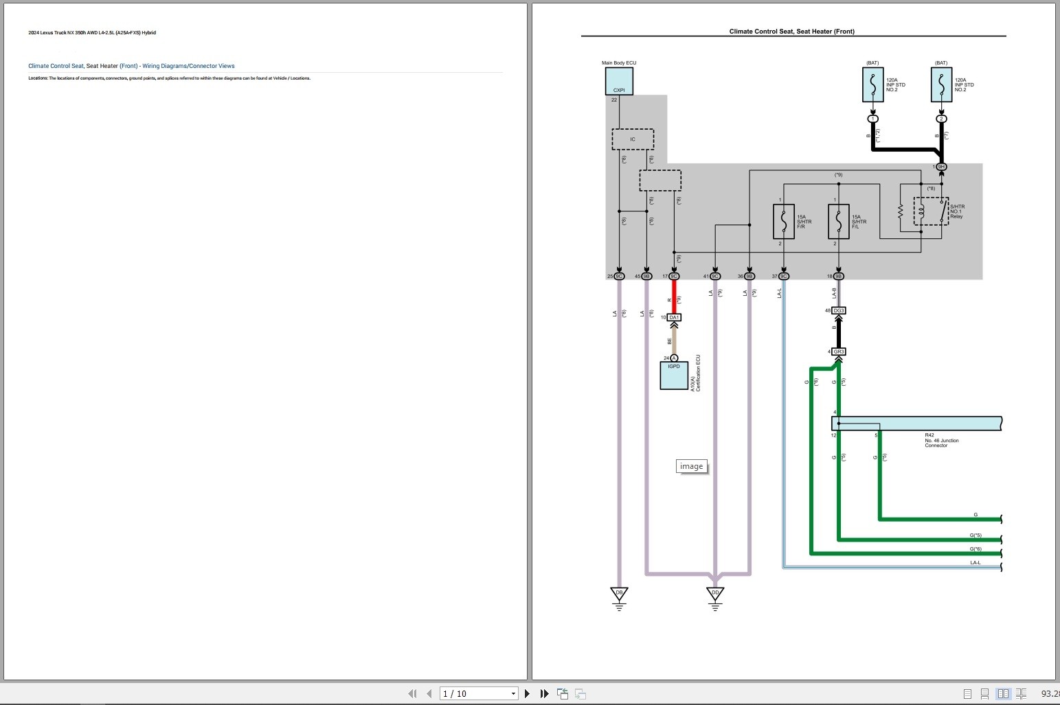 Lexus NX 350h 2024 AWD L4 2.5L (A25A FXS) Hybrid Electrical Schematic (2)