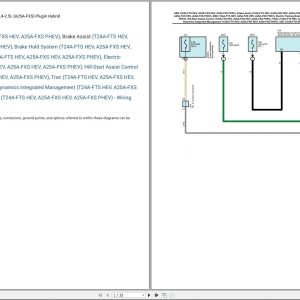 Lexus RX 450h+ 2024 AWD L4 2.5L (A25A FXS) Plugin Hybrid Electrical Schematic (1)