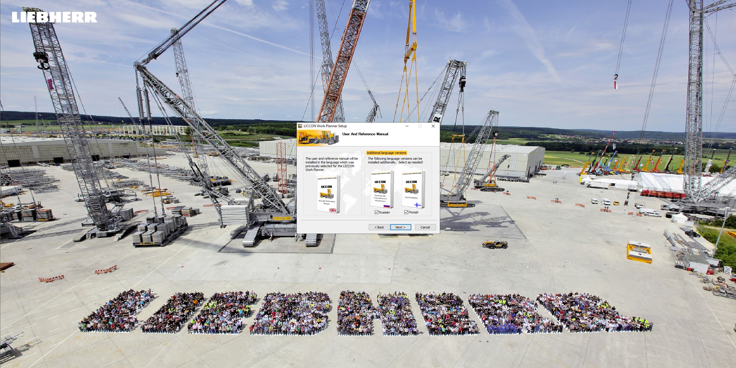 Liebherr LICCON Universal Work Planner V6.27 LR 12500 1.0 500 Ton Updated Data 10.2025 5
