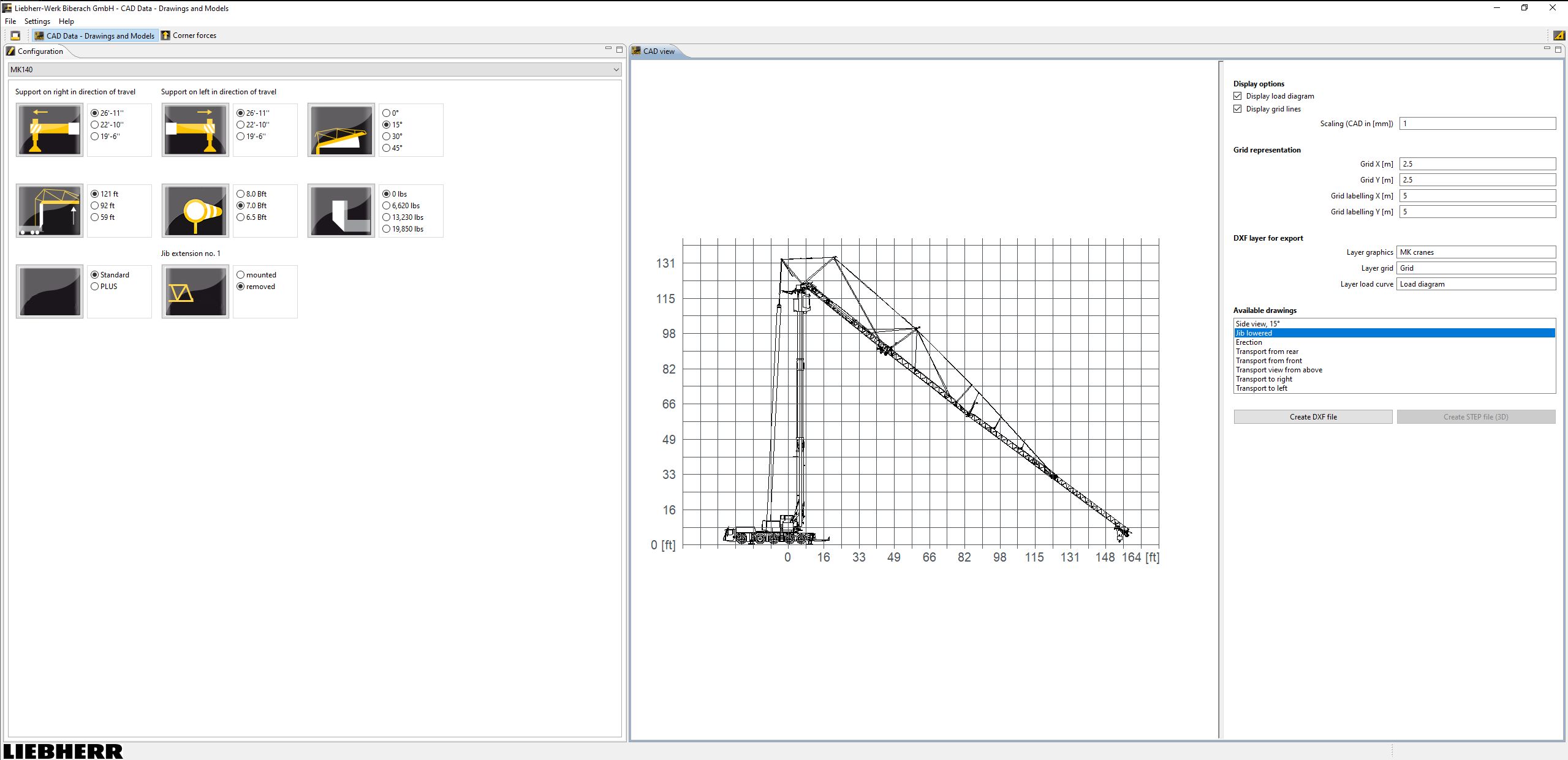 Liebherr MK Planner V4.1.0 08.2024 Only Application Calculation of Corner 4