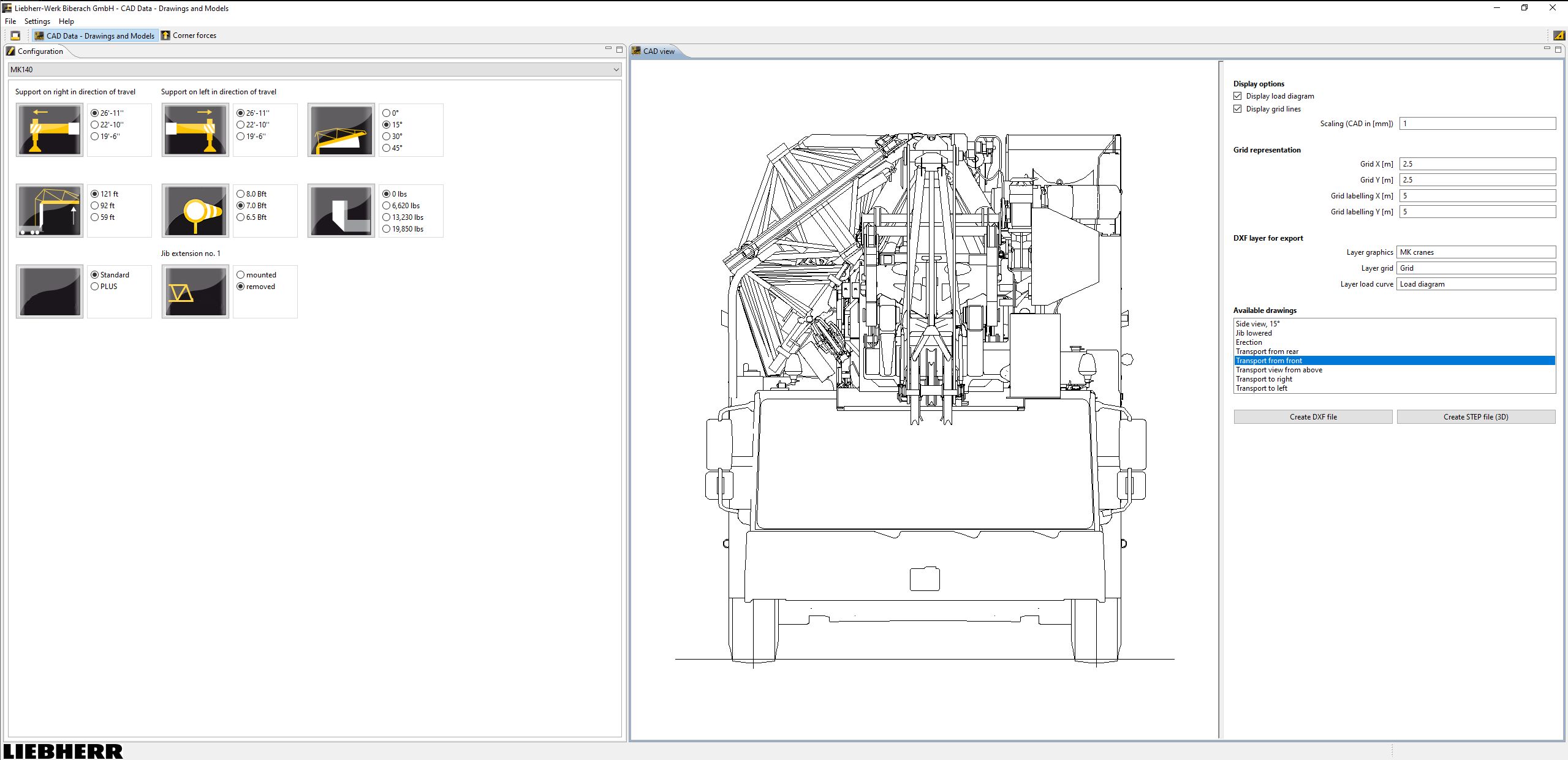 Liebherr MK Planner V4.1.0 08.2024 Only Application Calculation of Corner 8