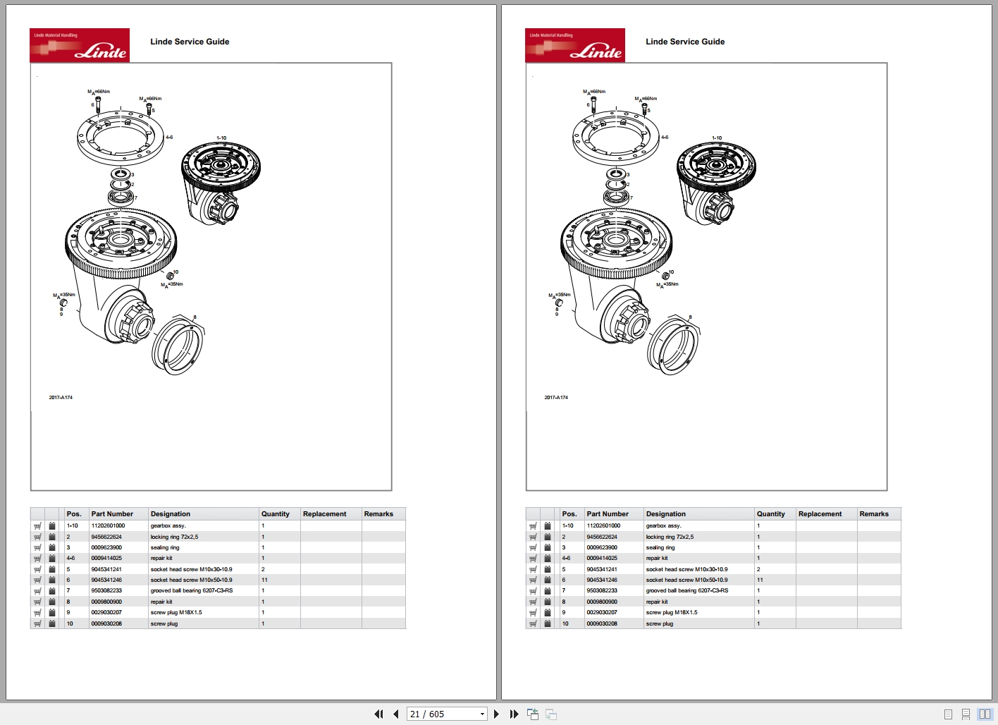 Linde Order Picker V 5214 Parts Catalog (2)
