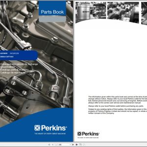 Perkins Engine 2806A E18TTAG4 Parts Book JGEF8099 2023 1