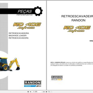 Randon Backhoe Loader RD406 Advanced Parts Manual PT (1)