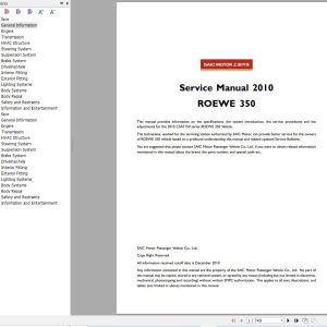 Saic Roewe 350 Service Manual 2010 (1)