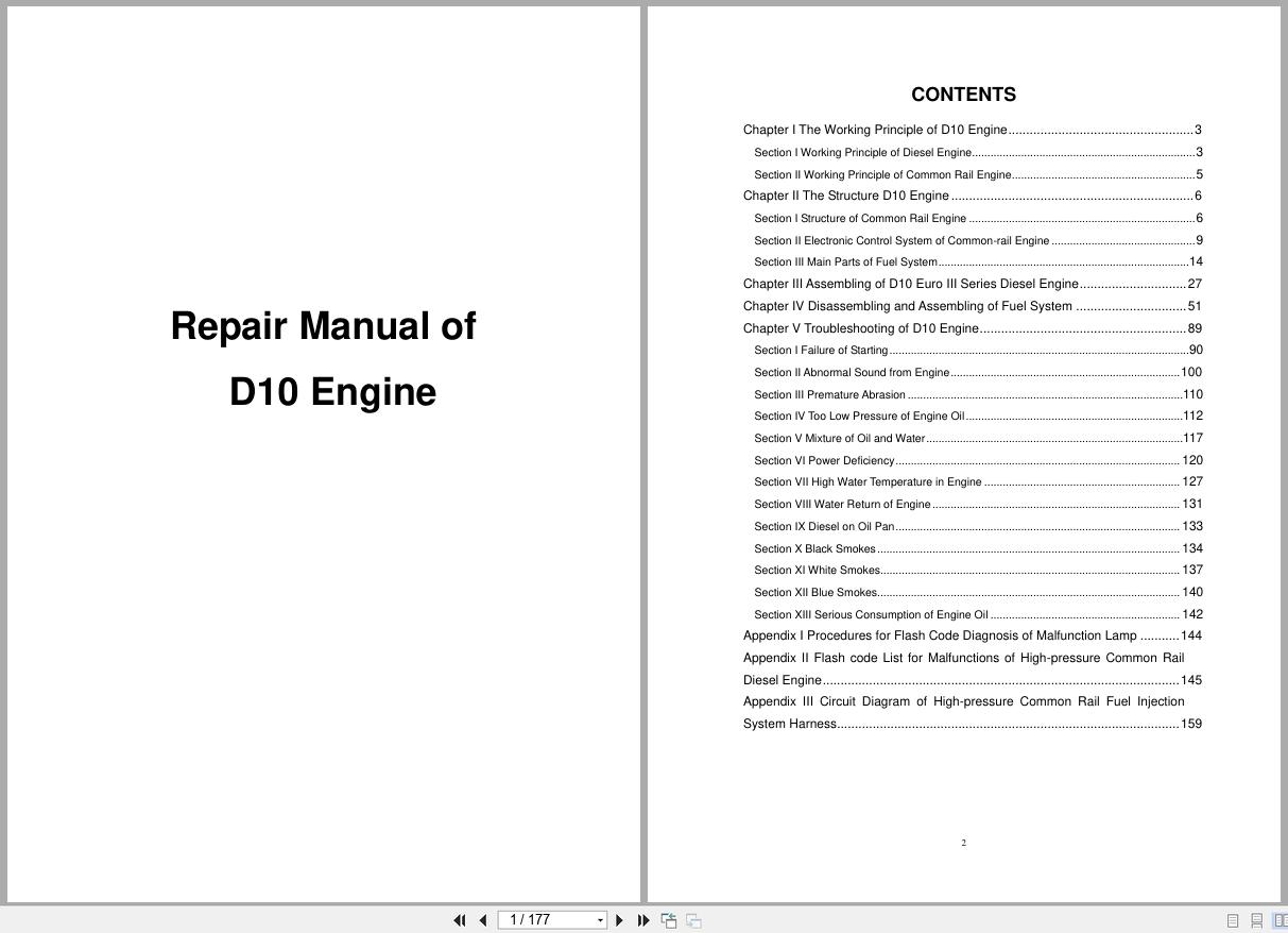 Sinotruk Howo Engine D10 Repair Manual (1)