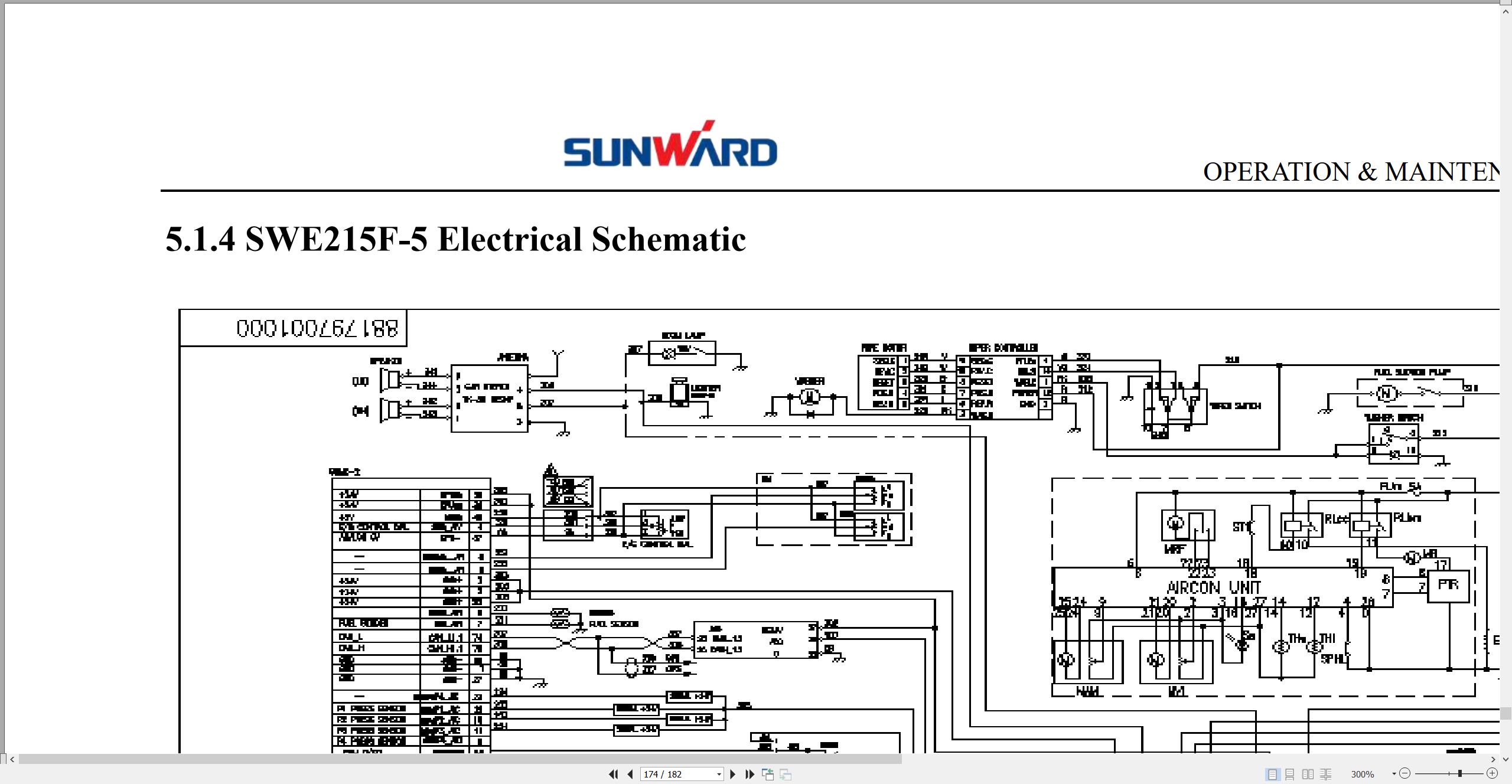 Sunward Excavator SWE215F Operation Maintenance Manual 2020 (3)