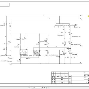 Sunward Rotary Drilling Rig SWDM28A Electrical Diagram (1)