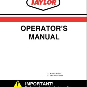 Taylor Forklift GT 80 to GT 180 Operator Manual (1)