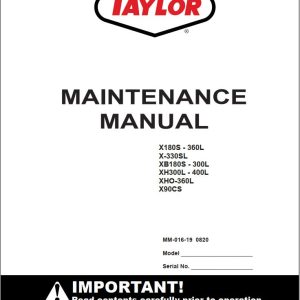 Taylor Forklift X180S 360L to X90CS Maintenance Manual (1)