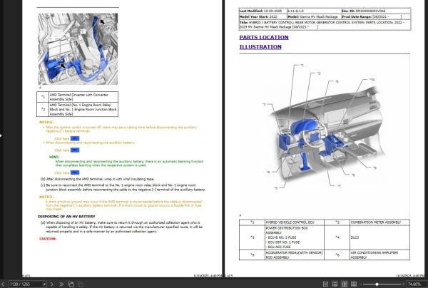 Toyota 2022 2025 Sienna HV MaaS Package Repair Manual (1)