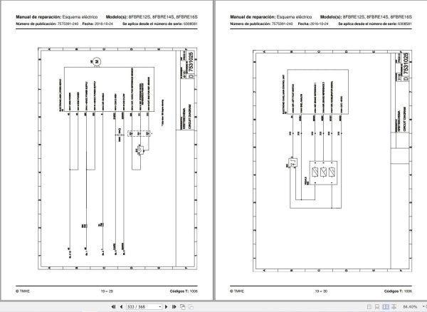 Toyota Forklift 8FBRE12S 8FBRE14S 8FBRE16S Repair Manual 7575391 240 ES (4)