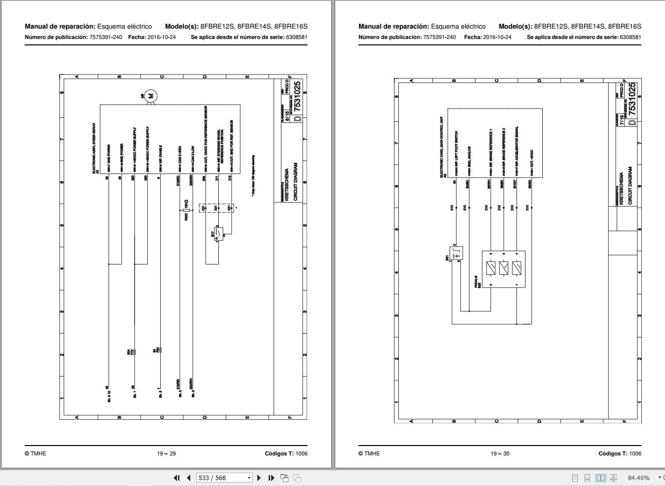 Toyota Forklift 8FBRE12S 8FBRE14S 8FBRE16S Repair Manual 7575391 240 ES (4)