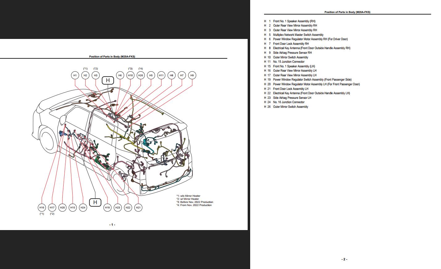 Toyota VOXY NOAH 2025 Wiring Diagrams (2)