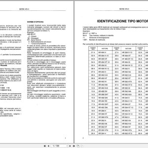 VM Motori Engine HR H Series HR494H to HR392SHR Workshop Manual IT (1)