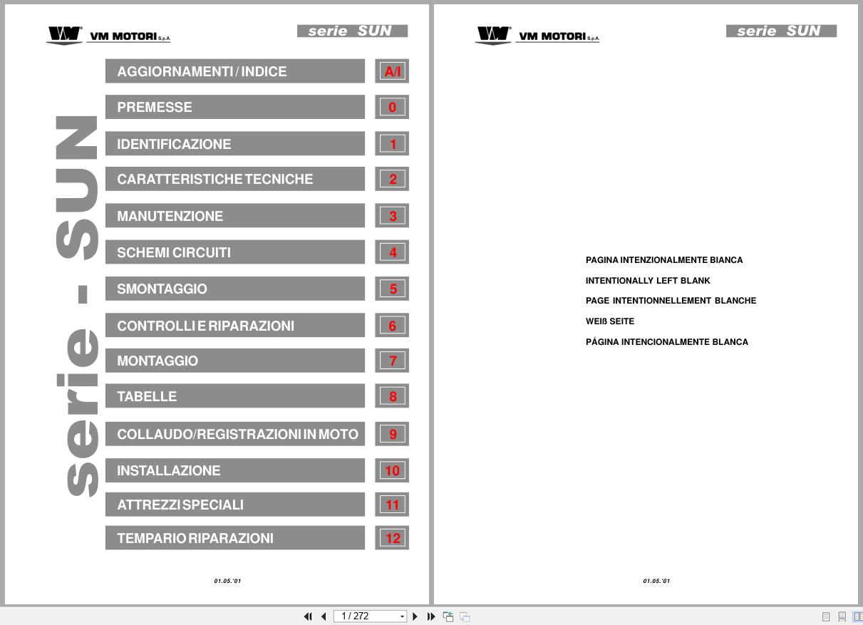 VM Motori Engine SUN Series SUN2105 to SUN6105IE Workshop Manual IT (1)