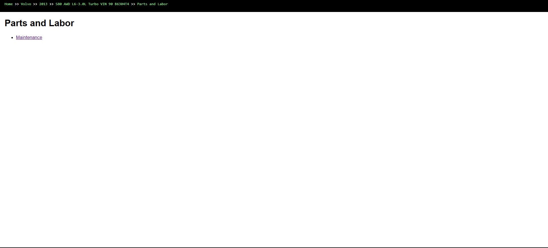 Volvo S80 AWD L6 3.0L Turbo 2013 VIN 90 B6304T4 Parts Repair Diagnosis Manual (2)