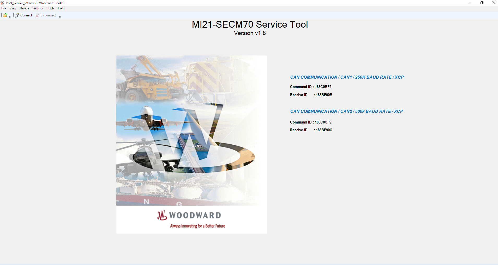 Woodward ToolKit MI21 SECM70 Service Tool V1.8 Remote Installation 5