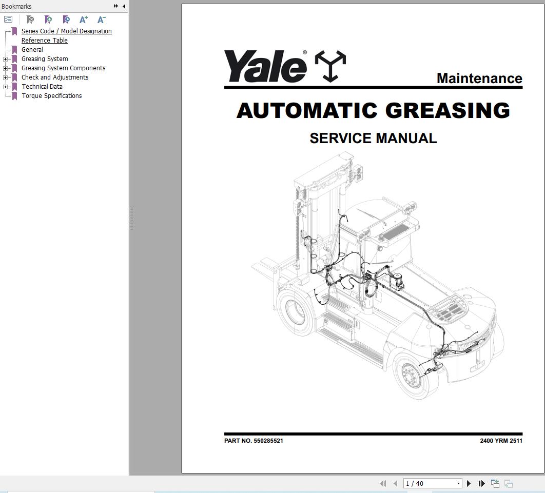 Yale ERP10EF ERP12EF ERP13EF ERP16EF ERP16EF 12 ERP18EF 9 (A994) Service Manual 2025 (1)