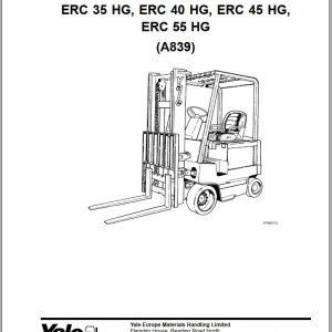 Yale Forklift ERC35HG ERC40HG ERC45HG ERC55HG (A839) Parts Manual (1)