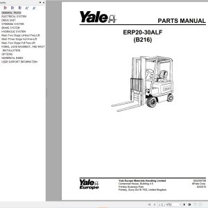Yale Forklift ERP20 30ALF (B216) Parts Manual (1)