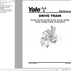 Yale Forklift GC2.0N GC2.5N GC2.5N6 GC3.0N GC3.5N (D910) Service Manual 2025 (1)