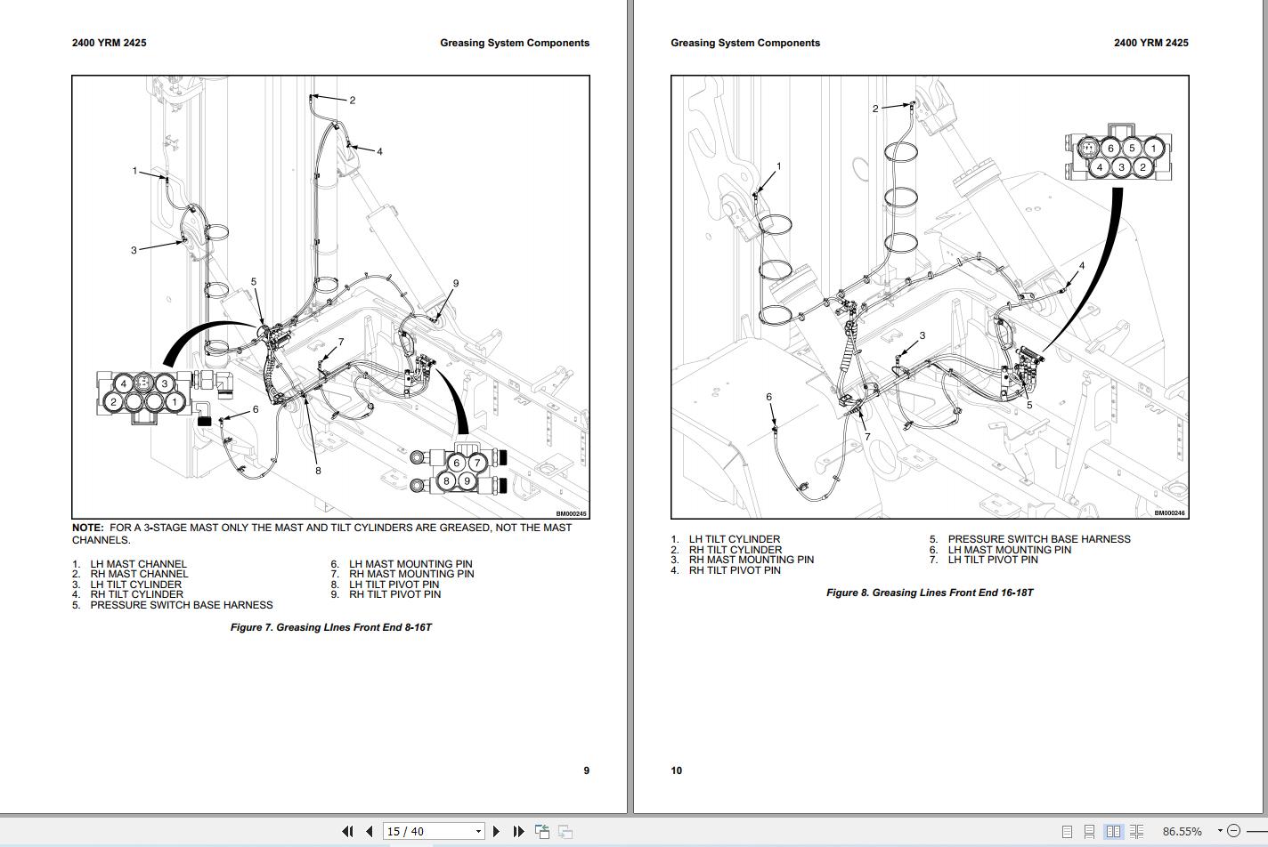 Yale Forklift GDP360EFS48 to GDP190 280DF (K876) Service Manual 2025 (3)