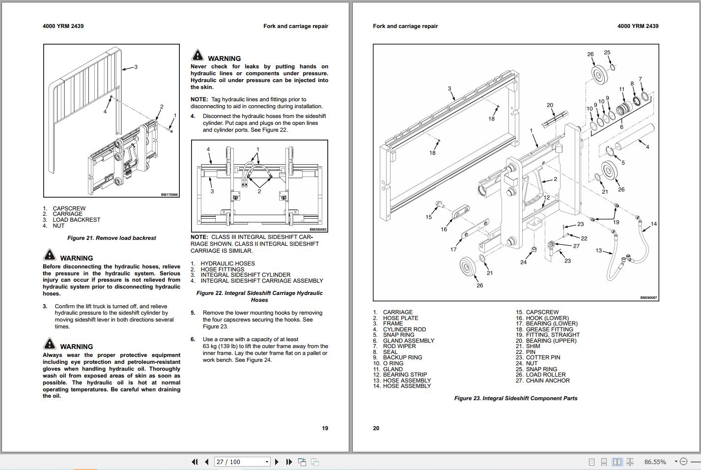 Yale Forklift GP30N to GLP40NS (E810) Service Manual 2025 (3)
