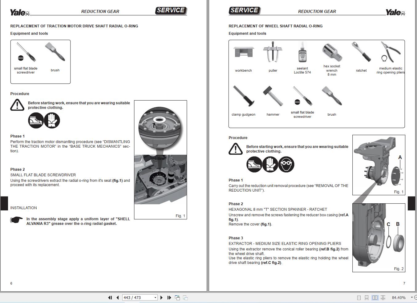 Yale Forklift MR14 to MR25 (A7R4) Service Manual 550271039 (4)