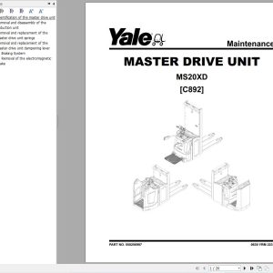 Yale Forklift MS20XD (C892) Service Manual (1)